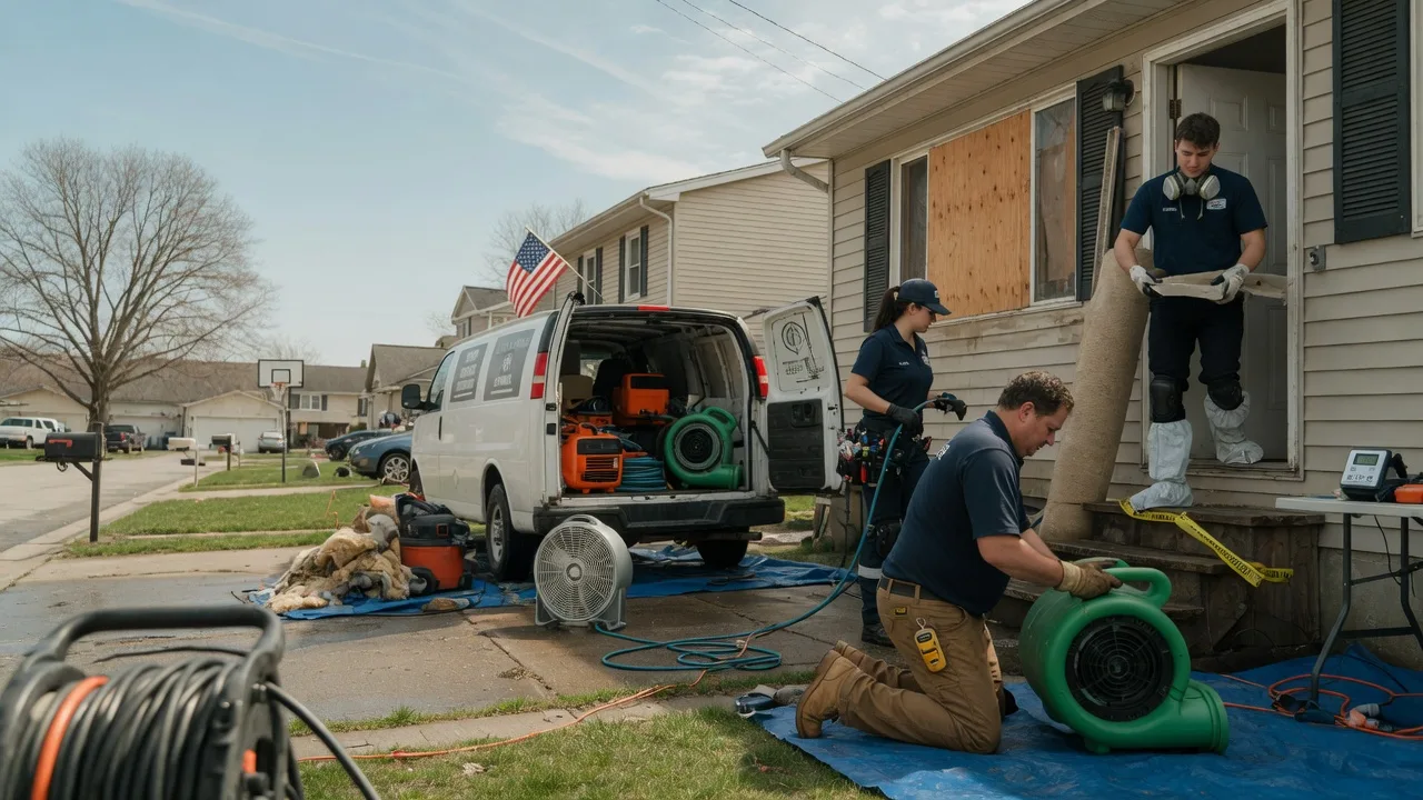 Water Damage Restoration in Bishop Hill, IL near me